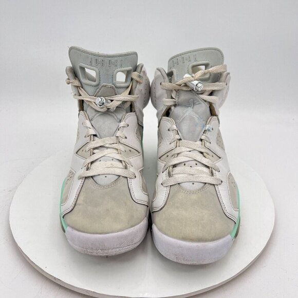 Nike Air Jordan 6 Women Size 8 DQ4914-103 White Mint Foam Basketball Shoes - Picture 2 of 11